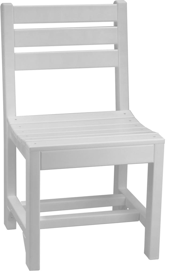 LuxCraft Recycled Plastic Island Side Chair (DINING HEIGHT) - LEAD TIME TO SHIP 3 TO 4 WEEKS