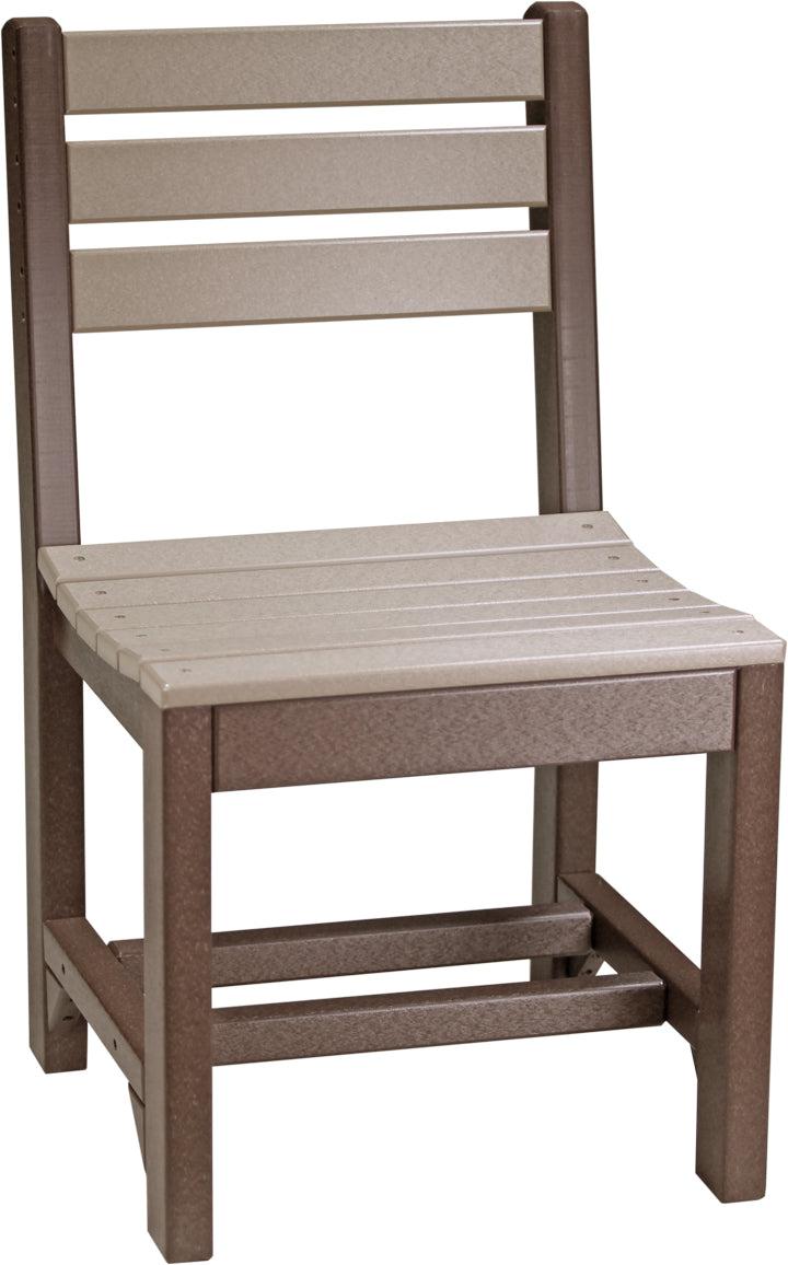 LuxCraft Recycled Plastic Island Side Chair (DINING HEIGHT) - LEAD TIME TO SHIP 3 TO 4 WEEKS