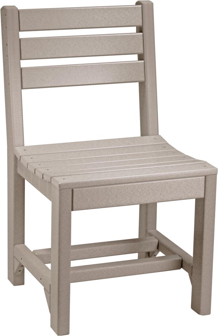 LuxCraft Recycled Plastic Island Side Chair (DINING HEIGHT) - LEAD TIME TO SHIP 3 TO 4 WEEKS