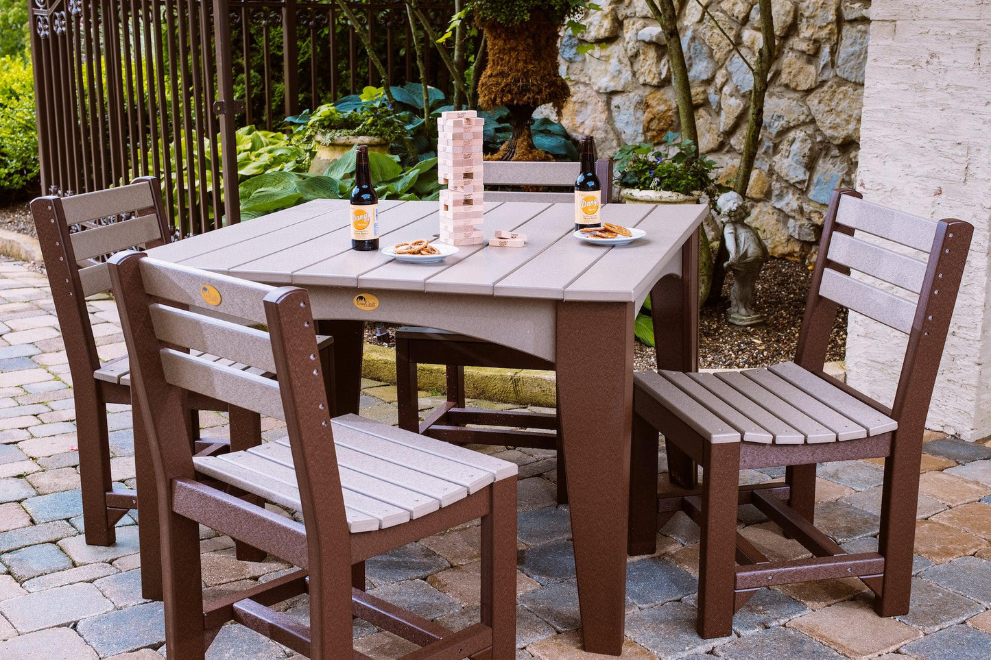 LuxCraft Recycled Plastic Island Side Chair (DINING HEIGHT) - LEAD TIME TO SHIP 3 TO 4 WEEKS
