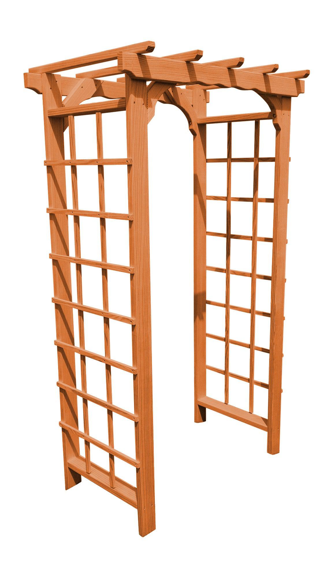 A&L FURNITURE CO. 3' Morgan Pressure Treated Pine Arbor - LEAD TIME TO SHIP 10 BUSINESS DAYS