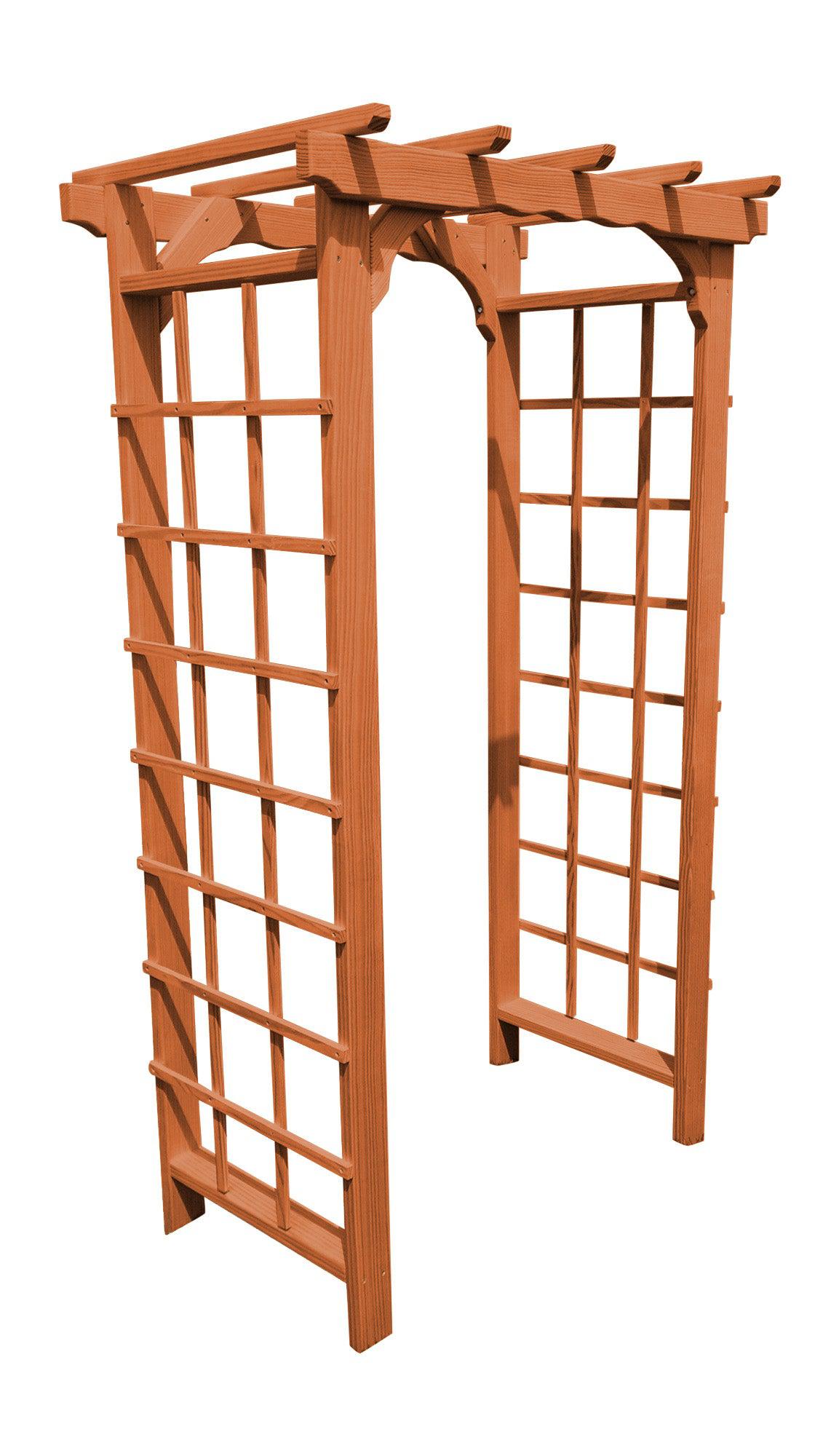 A&L FURNITURE CO. 3' Morgan Pressure Treated Pine Arbor - LEAD TIME TO SHIP 10 BUSINESS DAYS