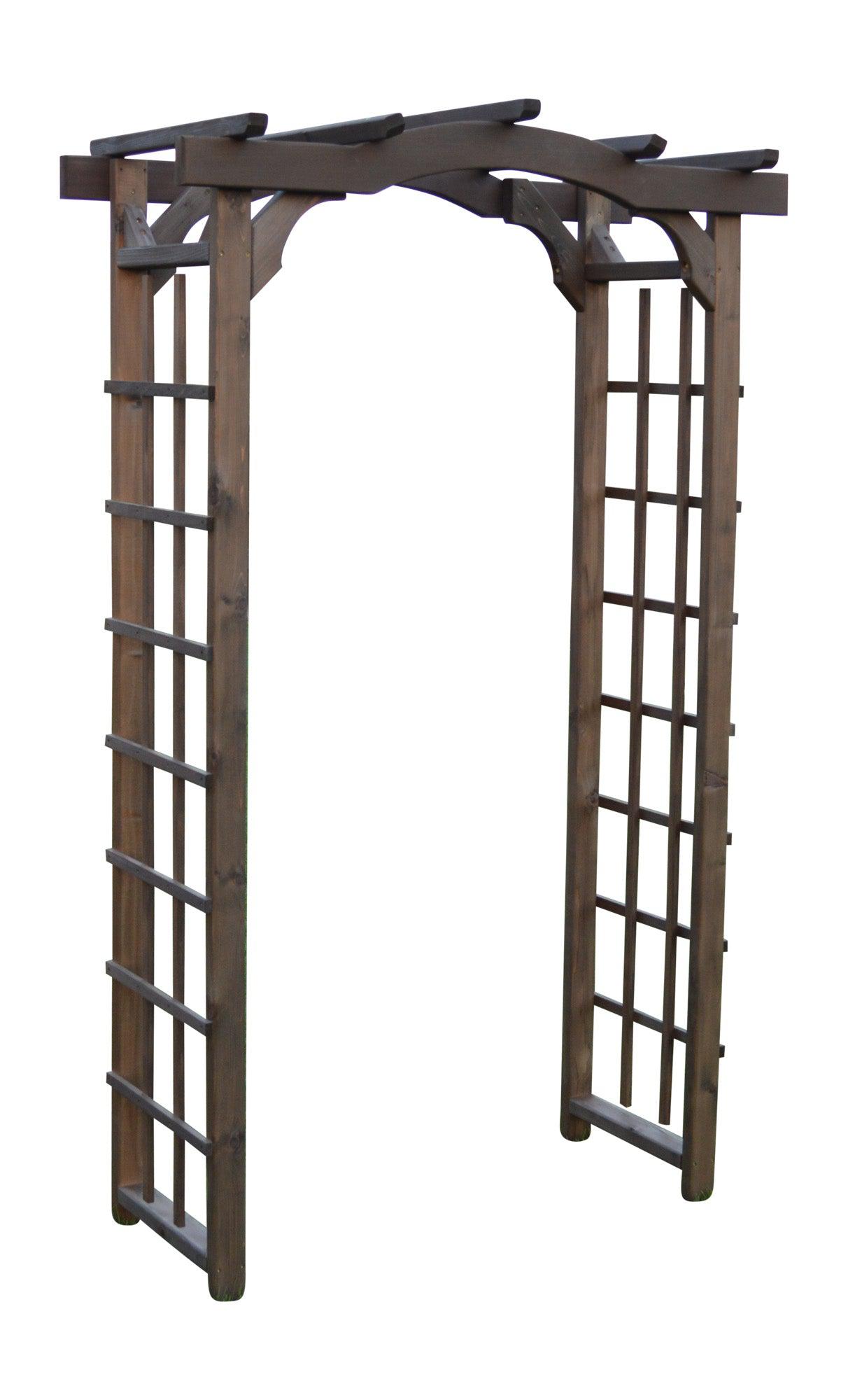 A&L FURNITURE CO. 3' Madison Pressure Treated Pine Arbor - LEAD TIME TO SHIP 10 BUSINESS DAYS