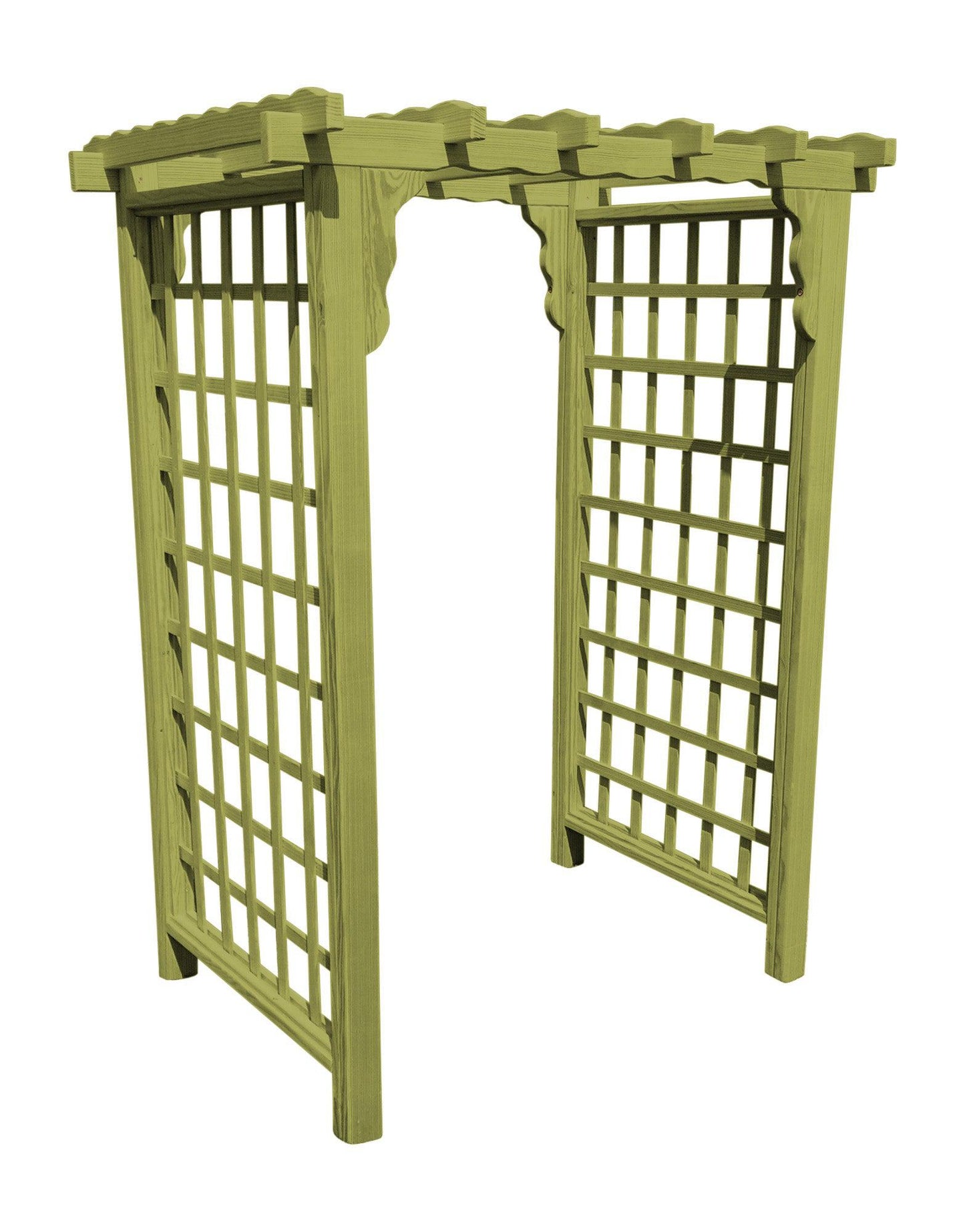 Backyard Crafts 5' Lexington Pressure Treated Pine Arbor - LEAD TIME TO SHIP 10 BUSINESS DAYS