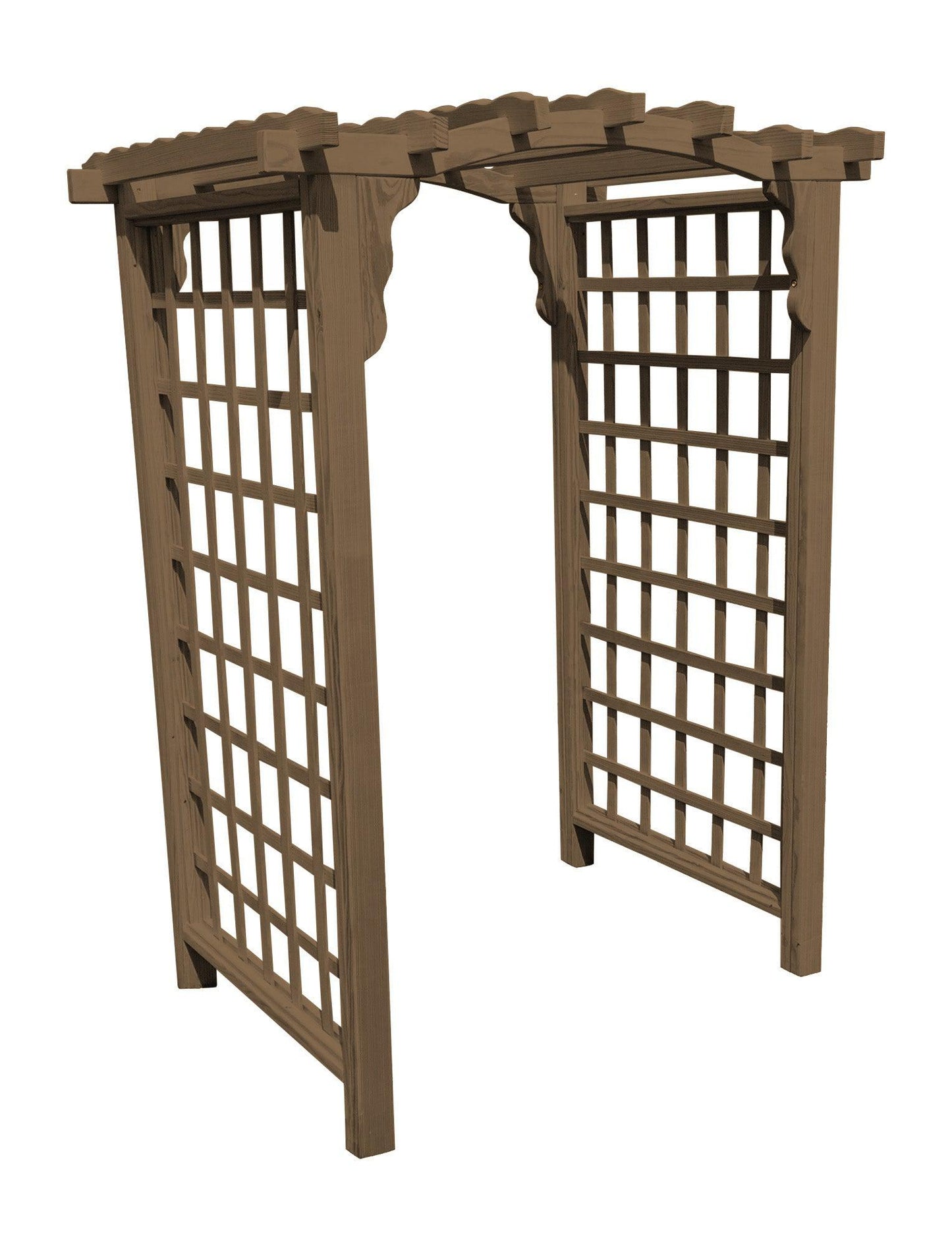 A&L FURNITURE CO. 5' Cambridge Pressure Treated Pine Arbor - LEAD TIME TO SHIP 10 BUSINESS DAYS