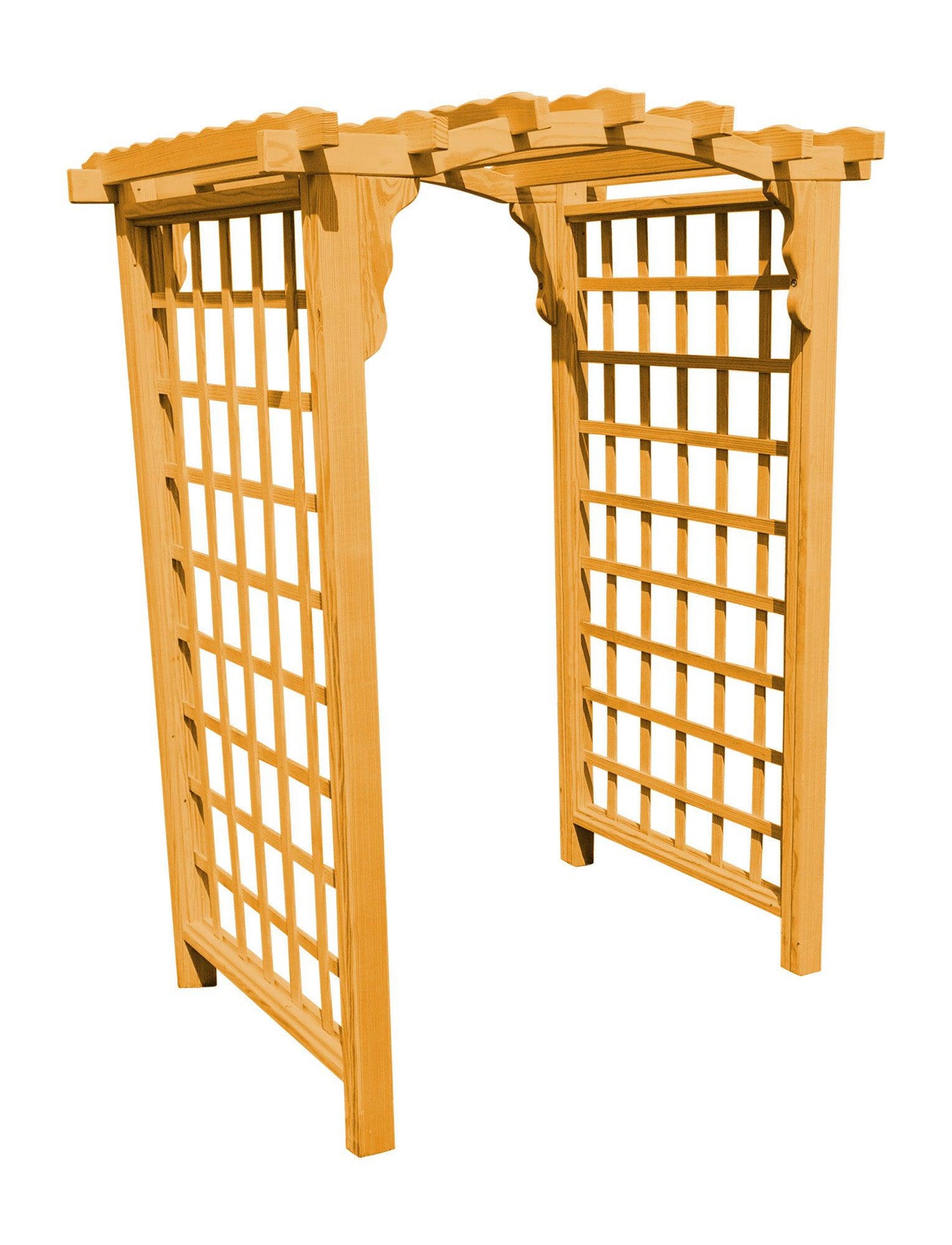 A&L FURNITURE CO. 5' Cambridge Pressure Treated Pine Arbor - LEAD TIME TO SHIP 10 BUSINESS DAYS