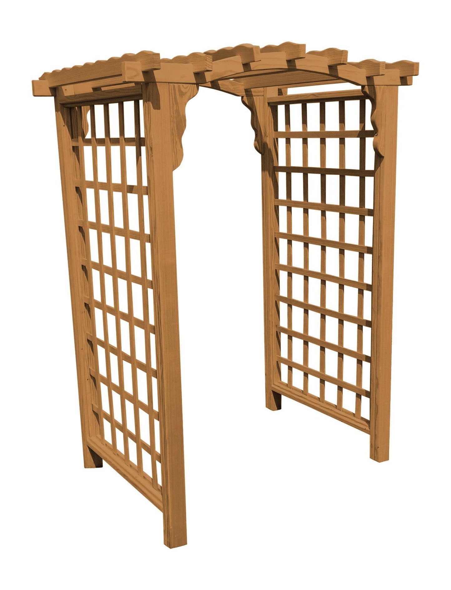 A&L FURNITURE CO. 5' Cambridge Pressure Treated Pine Arbor - LEAD TIME TO SHIP 10 BUSINESS DAYS