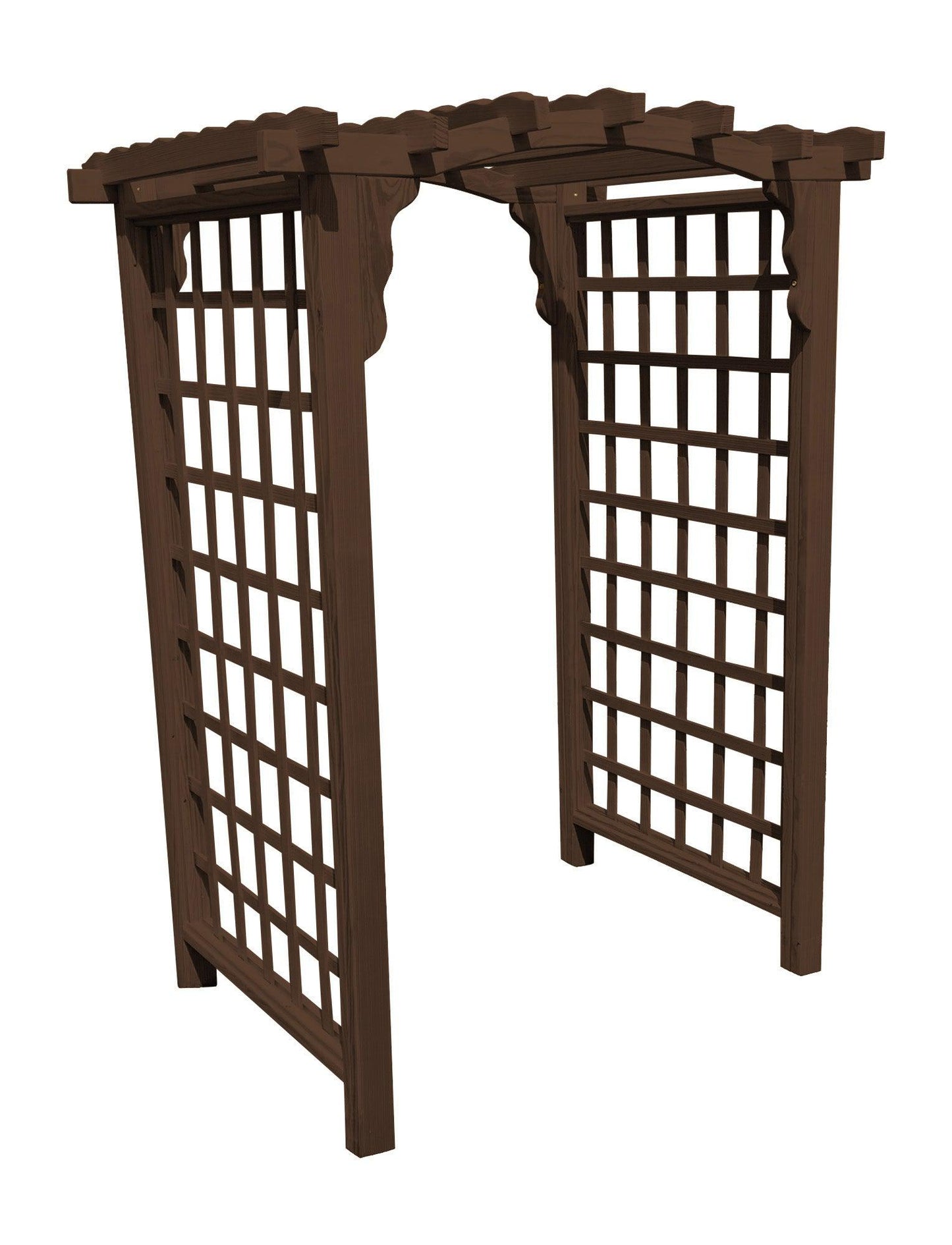A&L FURNITURE CO. 5' Cambridge Pressure Treated Pine Arbor - LEAD TIME TO SHIP 10 BUSINESS DAYS