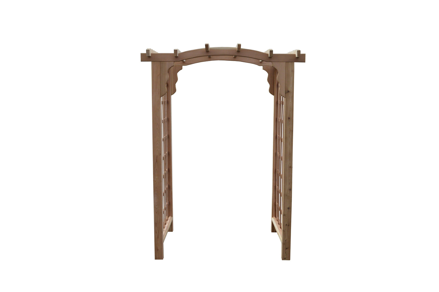 A&L Furniture Co. Western Red Cedar 5' Cambridge Arbor - LEAD TIME TO SHIP 2 WEEKS