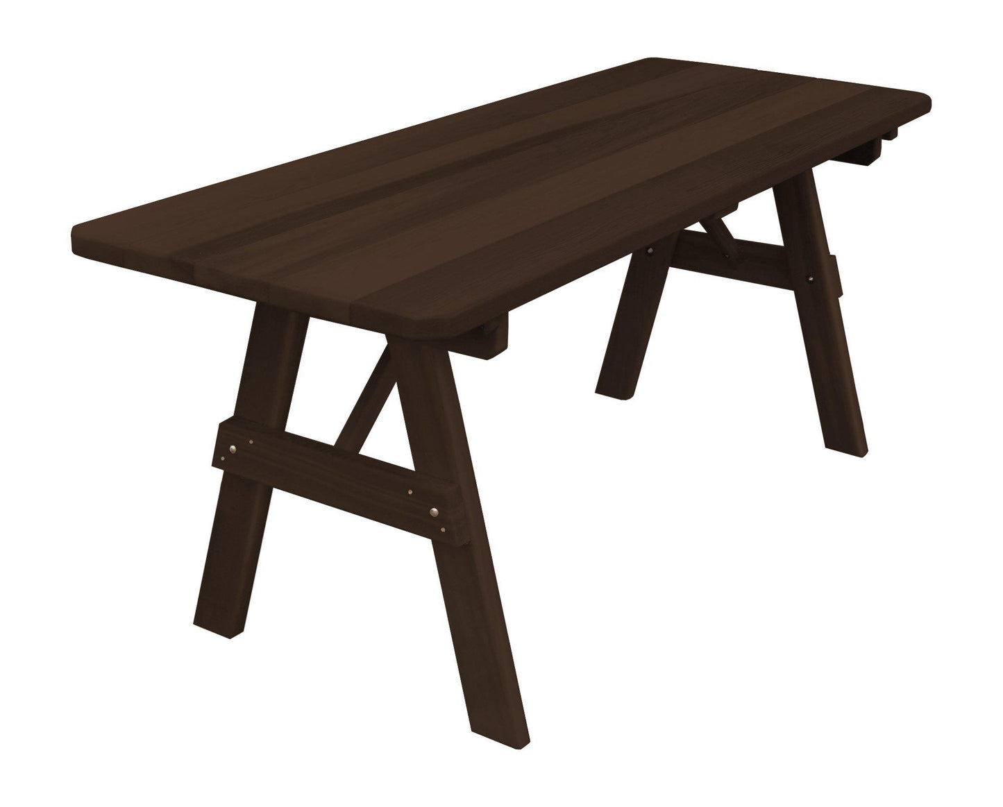 Regallion Outdoor Western Red Cedar 70" Traditional Table Only - LEAD TIME TO SHIP 2 WEEKS