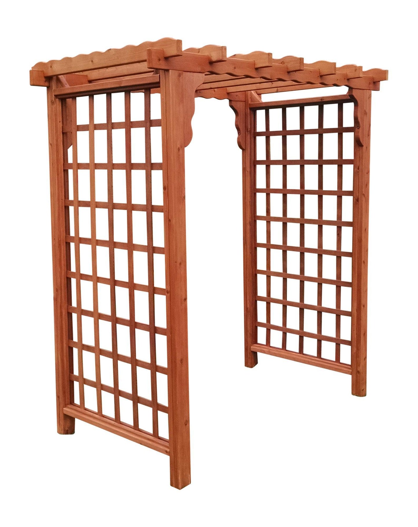 A&L Furniture Co. Western Red Cedar 4' Lexington Arbor - LEAD TIME TO SHIP 4 WEEKS OR LESS
