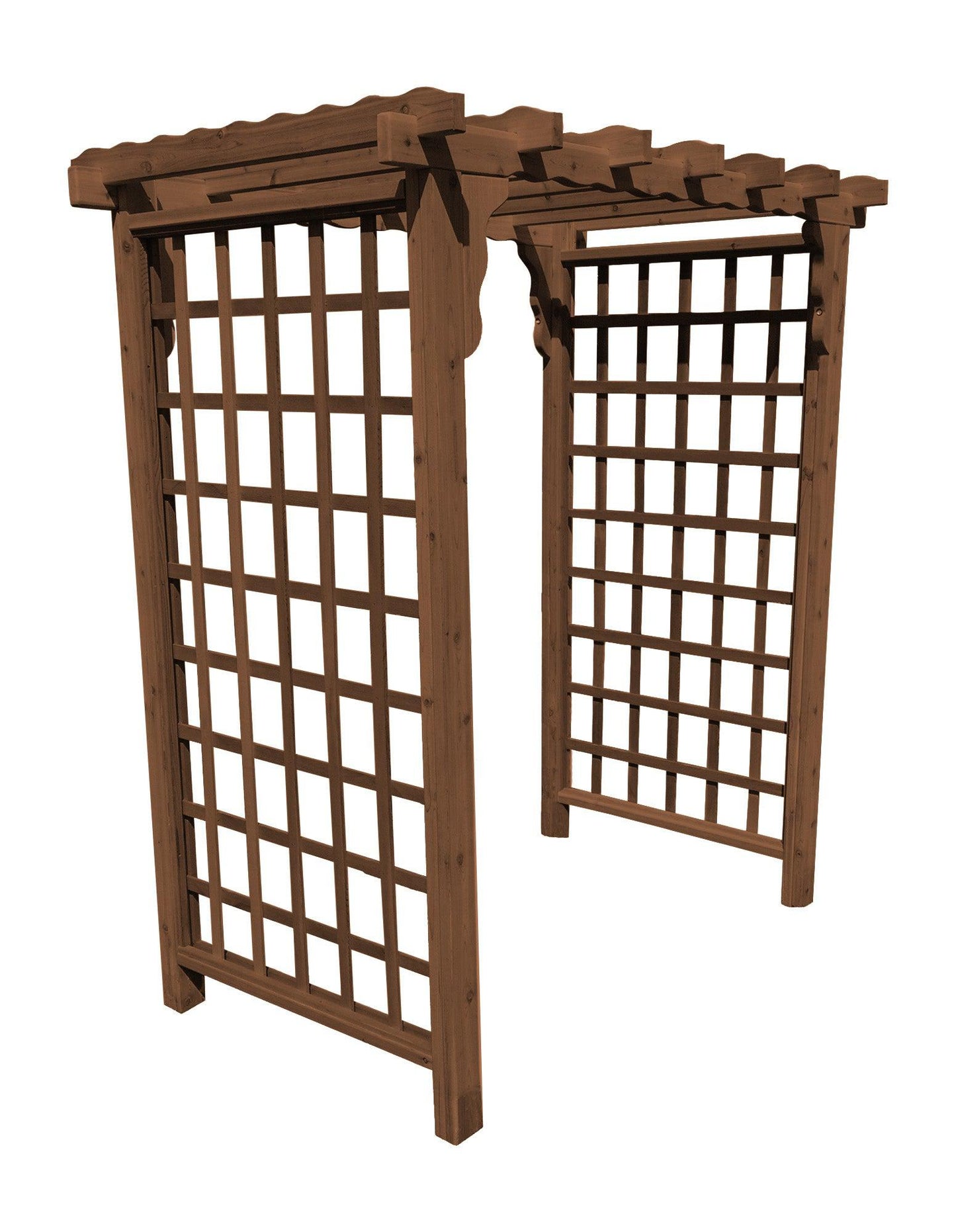 A&L Furniture Co. Western Red Cedar 4' Lexington Arbor - LEAD TIME TO SHIP 4 WEEKS OR LESS