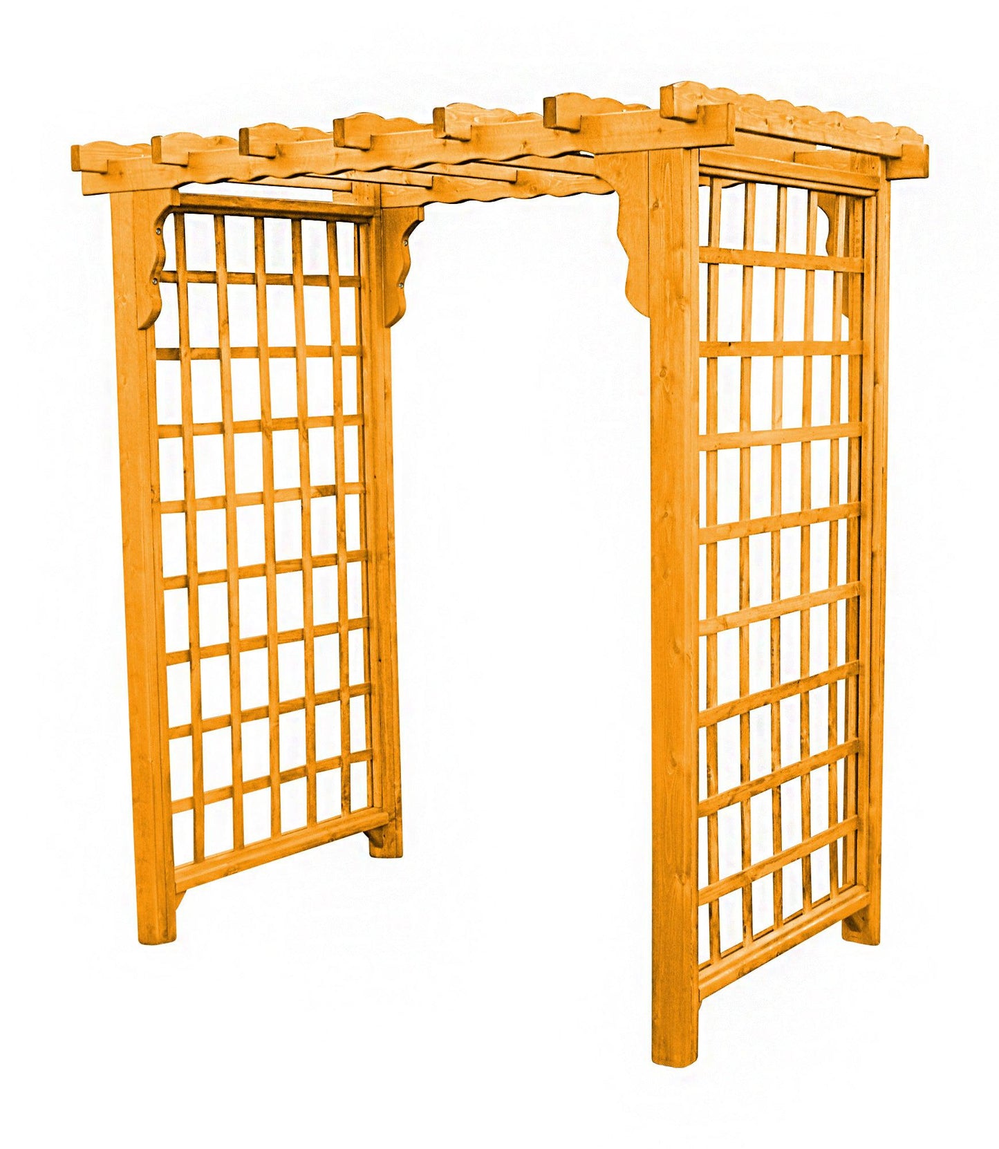 A&L Furniture Co. Western Red Cedar 4' Lexington Arbor - LEAD TIME TO SHIP 4 WEEKS OR LESS