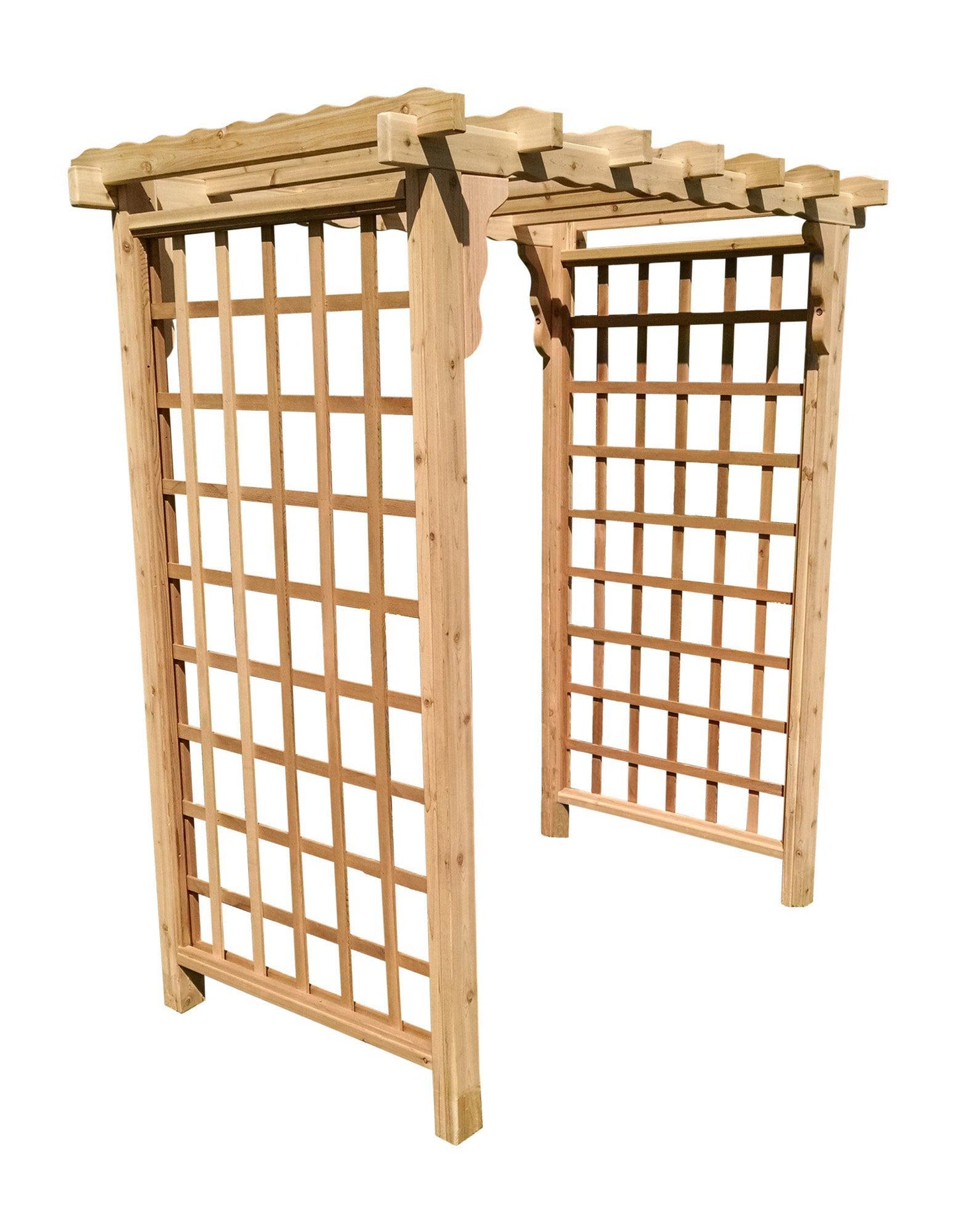 A&L Furniture Co. Western Red Cedar 4' Lexington Arbor - LEAD TIME TO SHIP 4 WEEKS OR LESS