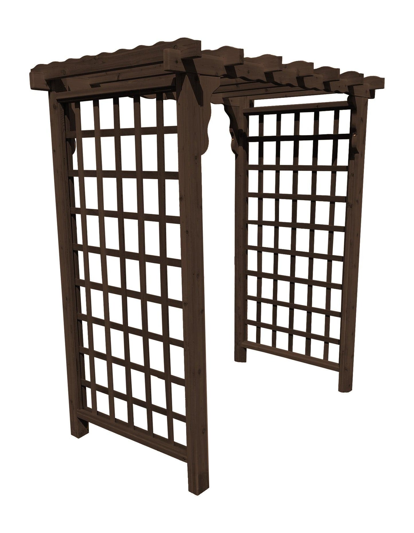 A&L Furniture Co. Western Red Cedar 4' Lexington Arbor - LEAD TIME TO SHIP 4 WEEKS OR LESS