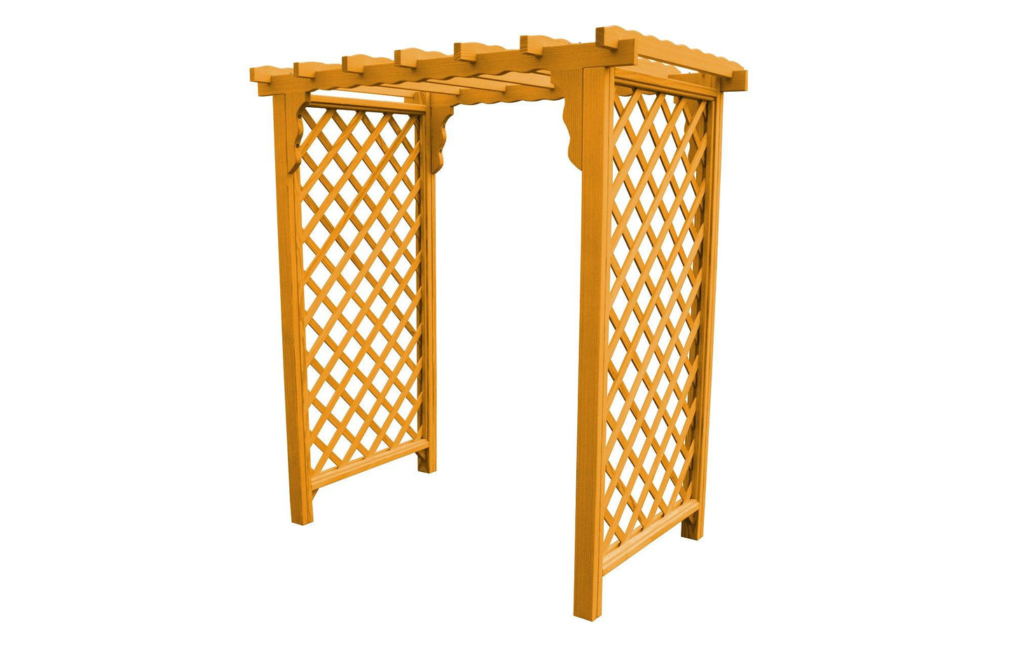 A&L FURNITURE CO. 5' Covington Pressure Treated Pine Arbor - LEAD TIME TO SHIP 10 BUSINESS DAYS
