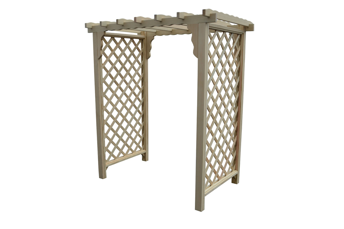 Backyard Crafts 6' Covington Pressure Treated Pine Arbor - LEAD TIME TO SHIP 10 BUSINESS DAYS