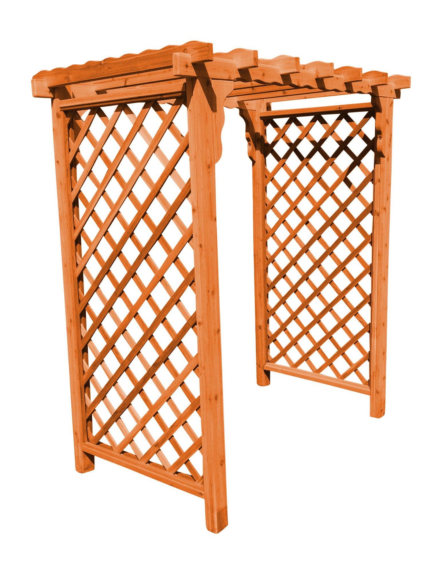 A&L Furniture Co. Western Red Cedar 5' Covington Arbor - LEAD TIME TO SHIP 2 WEEKS
