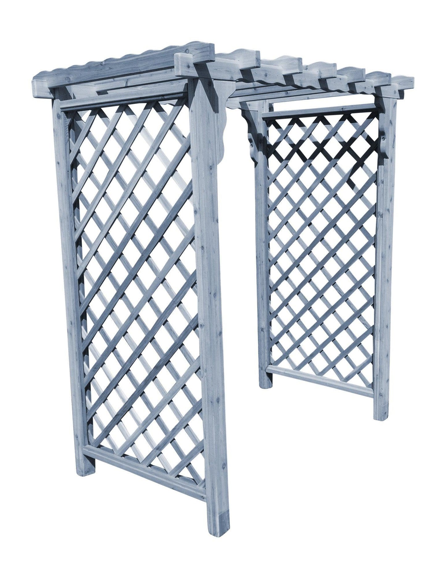 A&L Furniture Co. Western Red Cedar 6' Covington Arbor - LEAD TIME TO SHIP 4 WEEKS OR LESS