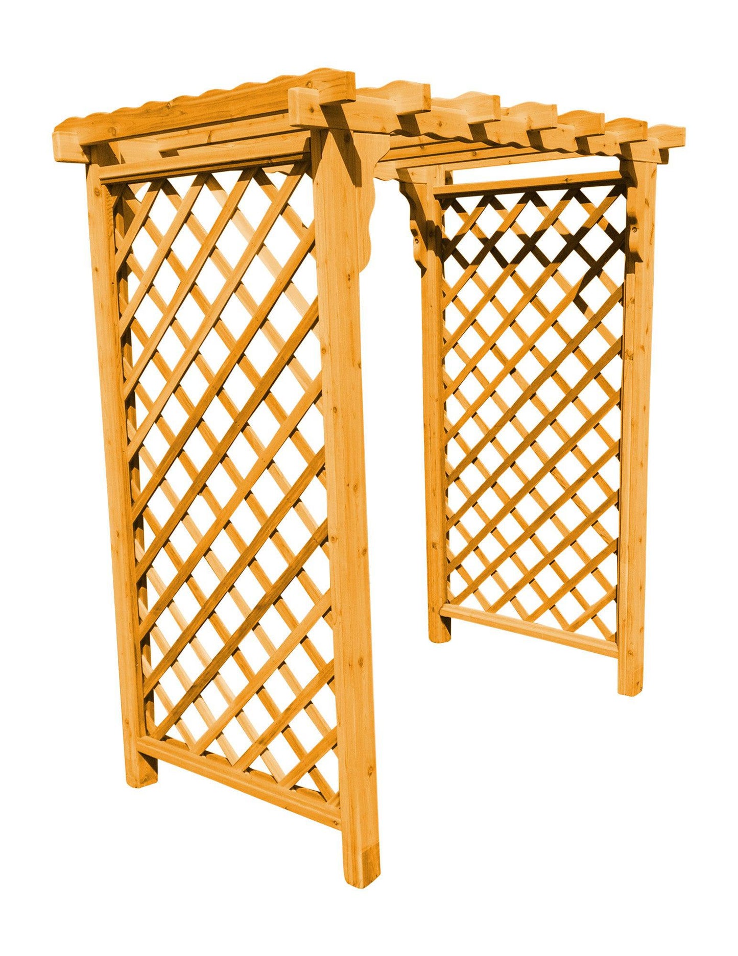 A&L Furniture Co. Western Red Cedar 4' Covington Arbor - LEAD TIME TO SHIP 2 WEEKS