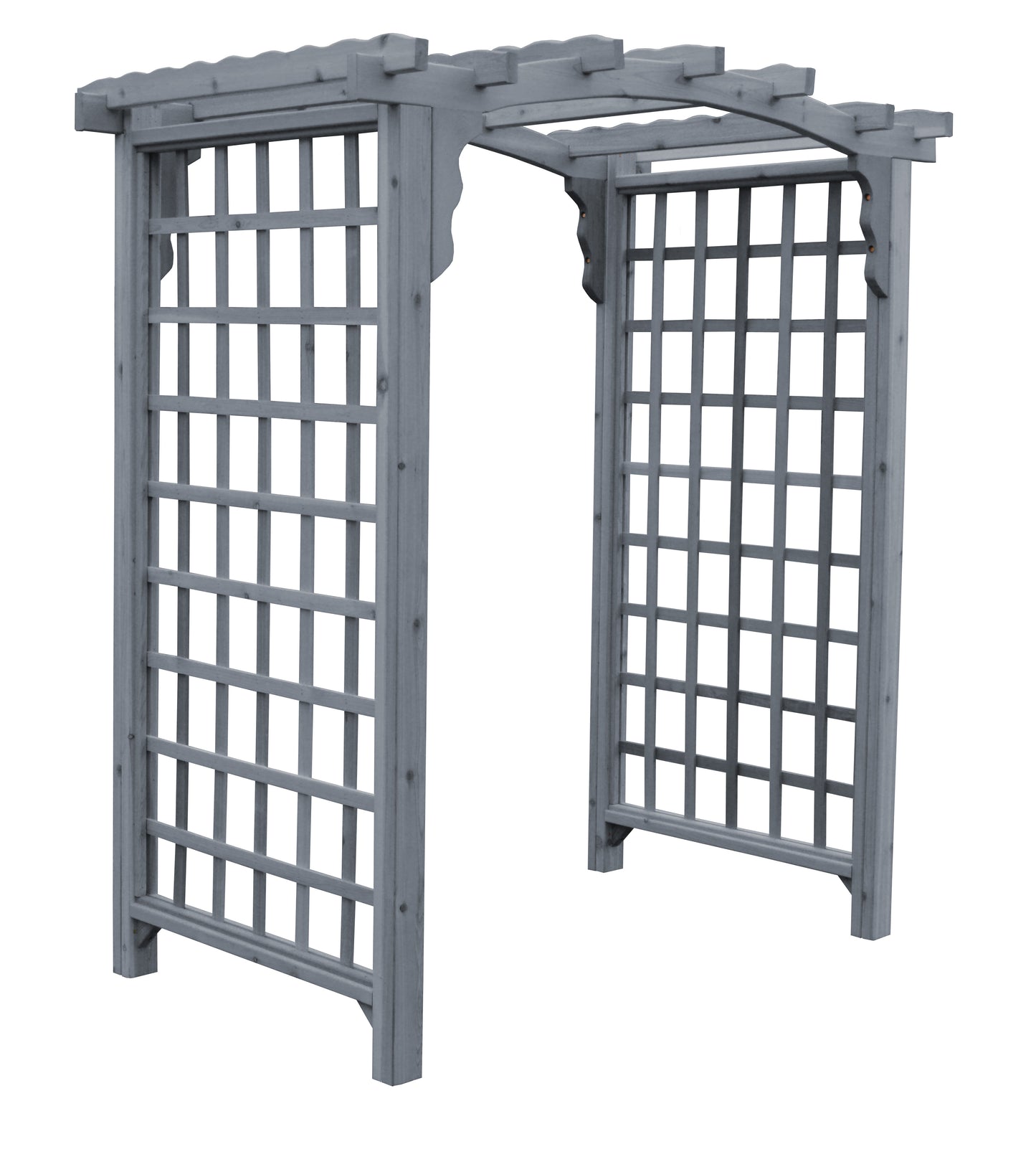 A&L Furniture Co. Western Red Cedar 6' Cambridge Arbor - LEAD TIME TO SHIP 2 WEEKS