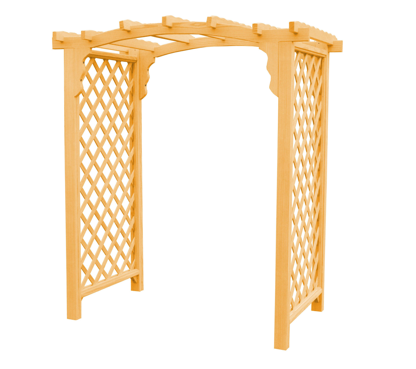A&L FURNITURE CO. 5' Jamesport Pressure Treated Pine Arbor - LEAD TIME TO SHIP 10 BUSINESS DAYS