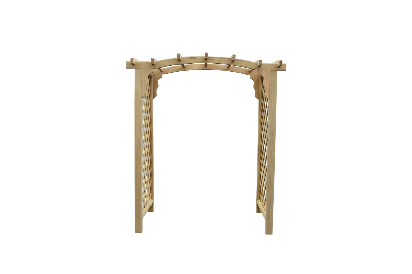 A&L FURNITURE CO. 5' Jamesport Pressure Treated Pine Arbor - LEAD TIME TO SHIP 10 BUSINESS DAYS