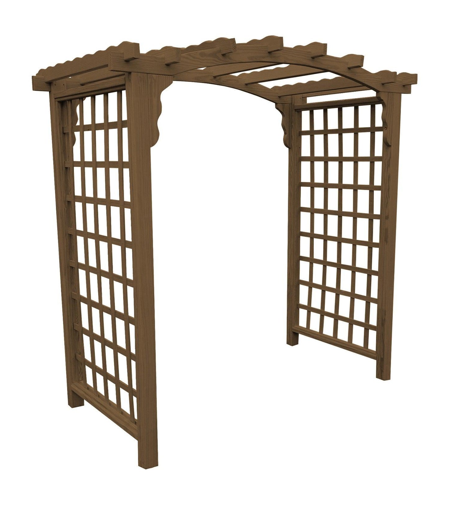 A&L FURNITURE CO. 5' Cambridge Pressure Treated Pine Arbor - LEAD TIME TO SHIP 10 BUSINESS DAYS
