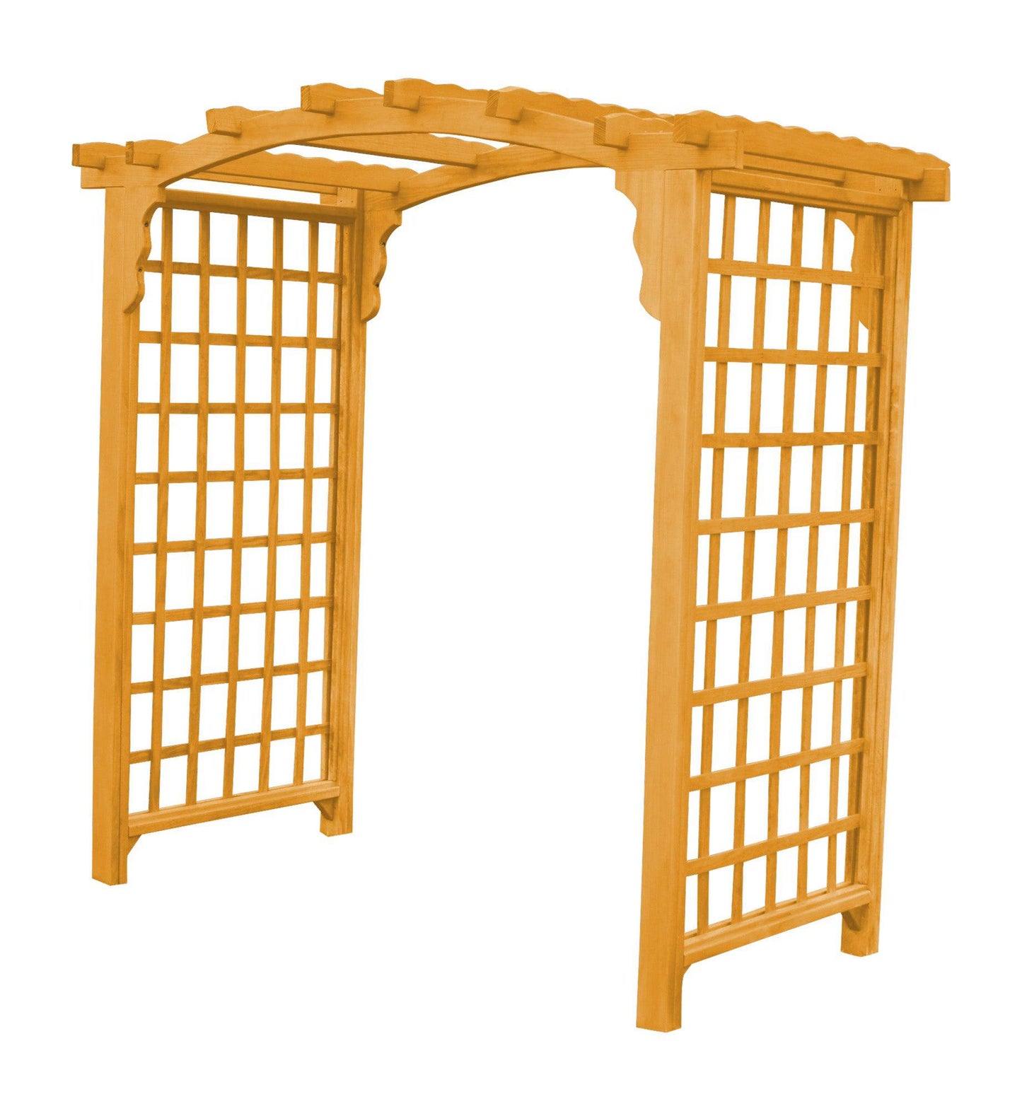 A&L FURNITURE CO. 5' Cambridge Pressure Treated Pine Arbor - LEAD TIME TO SHIP 10 BUSINESS DAYS