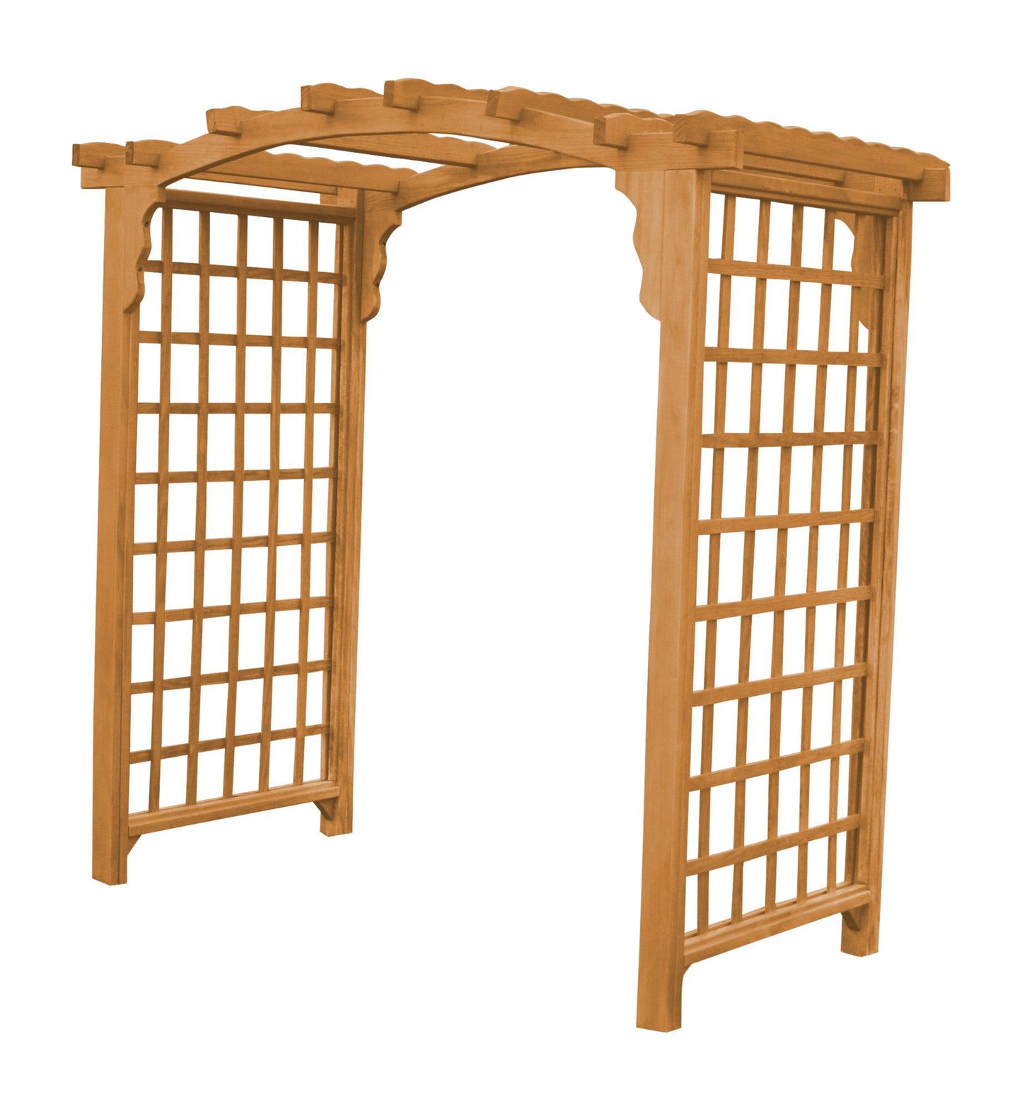 A&L FURNITURE CO. 5' Cambridge Pressure Treated Pine Arbor - LEAD TIME TO SHIP 10 BUSINESS DAYS