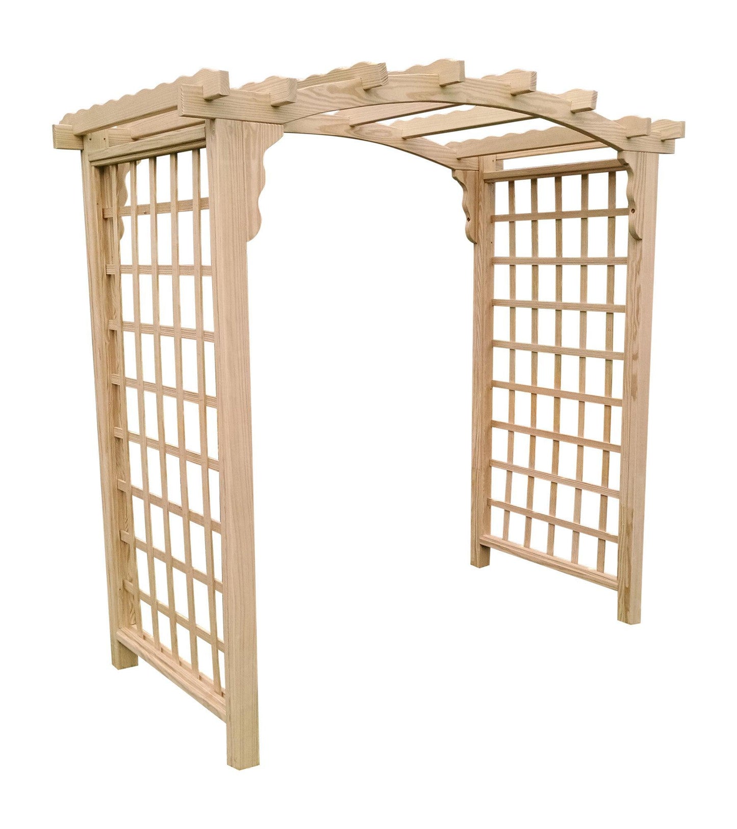 A&L FURNITURE CO. 5' Cambridge Pressure Treated Pine Arbor - LEAD TIME TO SHIP 10 BUSINESS DAYS