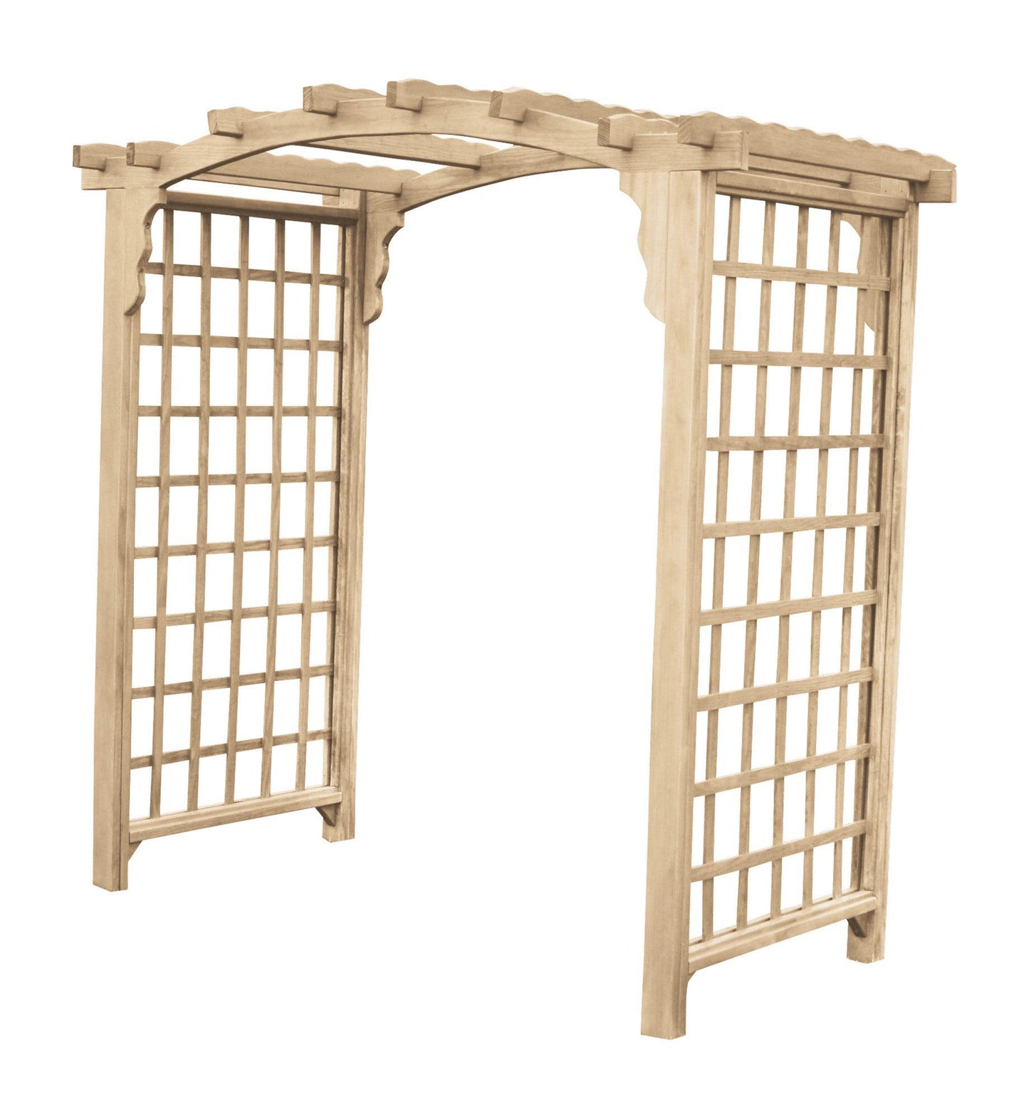 A&L FURNITURE CO. 5' Cambridge Pressure Treated Pine Arbor - LEAD TIME TO SHIP 10 BUSINESS DAYS