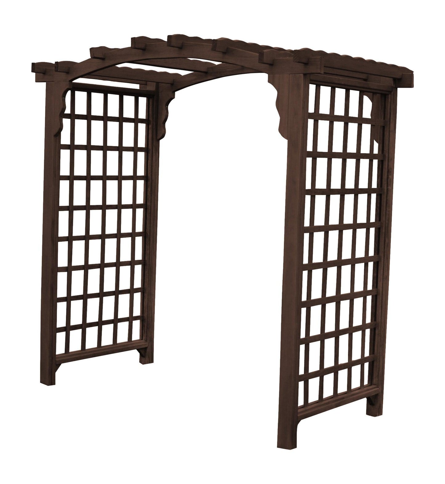 A&L FURNITURE CO. 5' Cambridge Pressure Treated Pine Arbor - LEAD TIME TO SHIP 10 BUSINESS DAYS