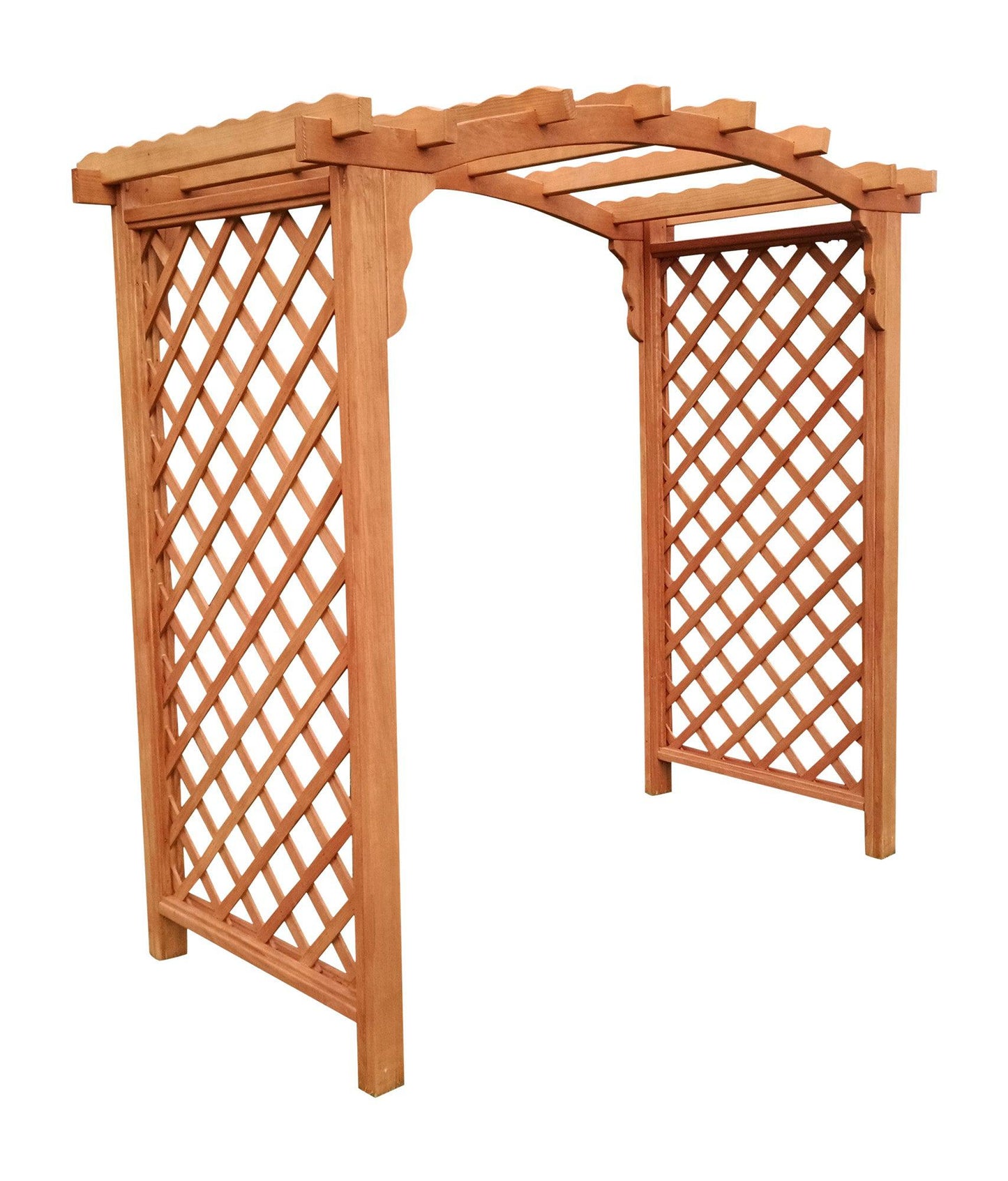 A&L FURNITURE CO. 6' Jamesport Pressure Treated Pine Arbor - LEAD TIME TO SHIP 10 BUSINESS DAYS