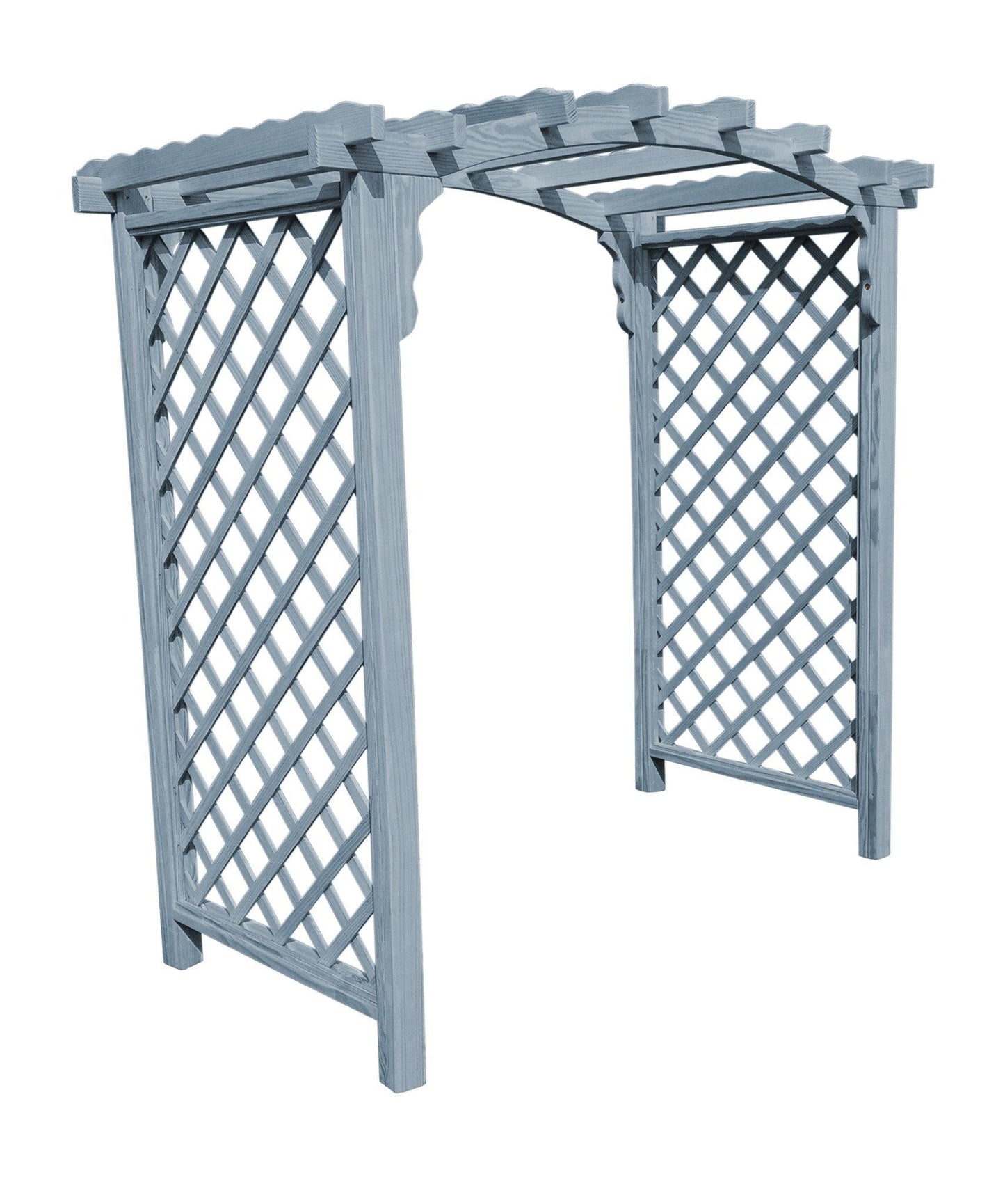 A&L FURNITURE CO. 6' Jamesport Pressure Treated Pine Arbor - LEAD TIME TO SHIP 10 BUSINESS DAYS