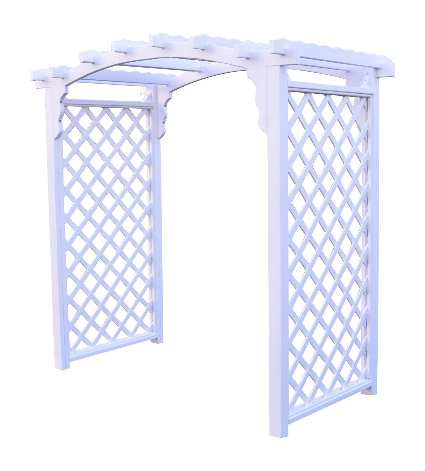 A&L FURNITURE CO. 6' Jamesport Pressure Treated Pine Arbor - LEAD TIME TO SHIP 10 BUSINESS DAYS