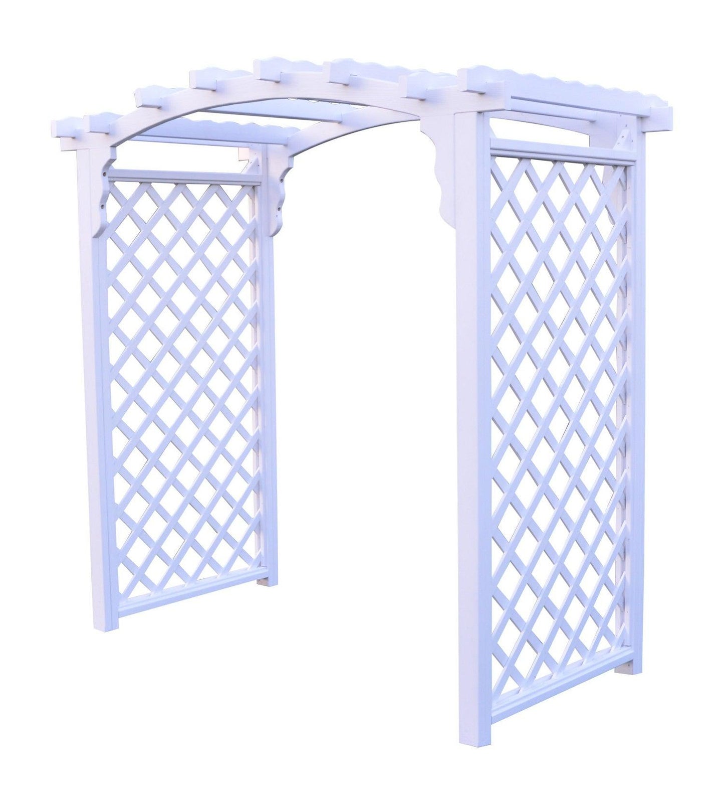 A&L FURNITURE CO. 6' Jamesport Pressure Treated Pine Arbor - LEAD TIME TO SHIP 10 BUSINESS DAYS
