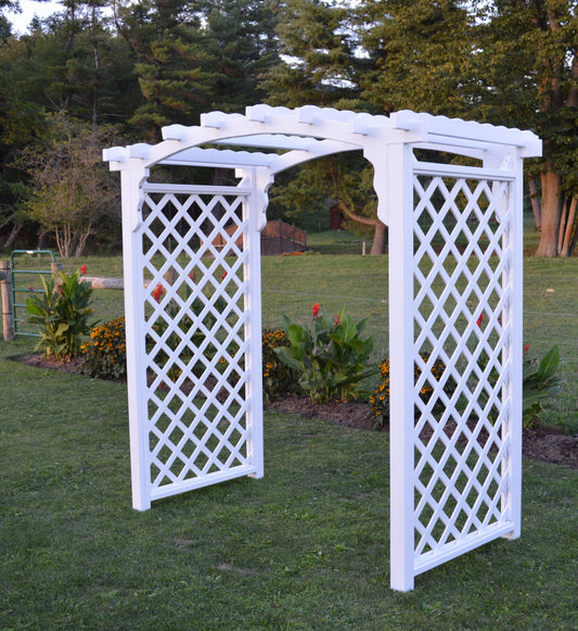Backyard Crafts 6' Jamesport Pressure Treated Pine Arbor - LEAD TIME TO SHIP 10 BUSINESS DAYS