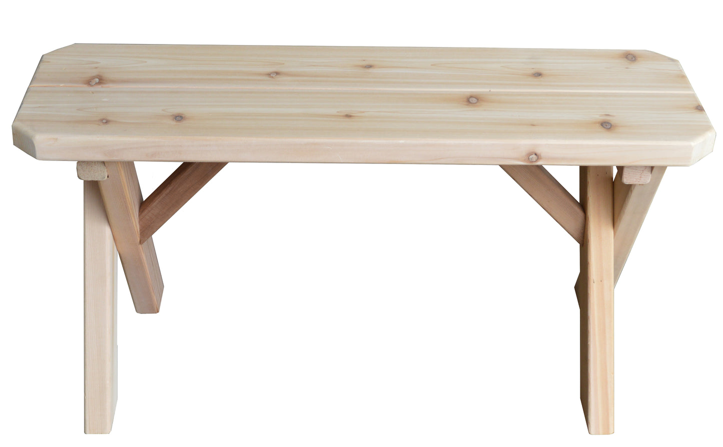 A&L FURNITURE CO. Western Red Cedar 23" Traditional Bench Only - LEAD TIME TO SHIP 2 WEEKS