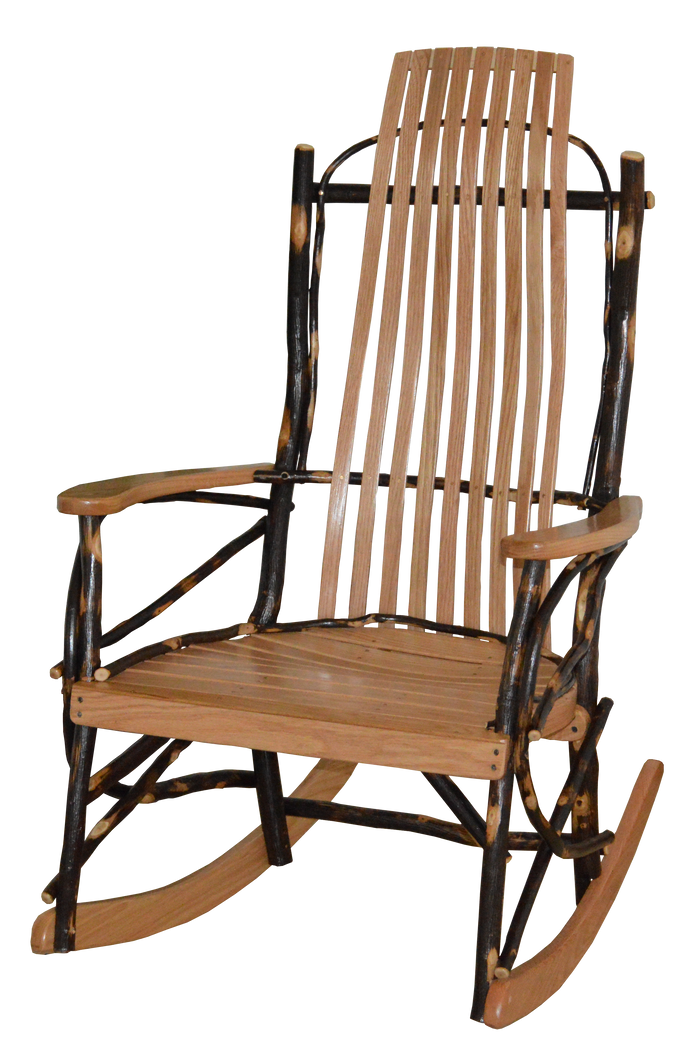 a&l amish bentwood hickory rocker natural finish