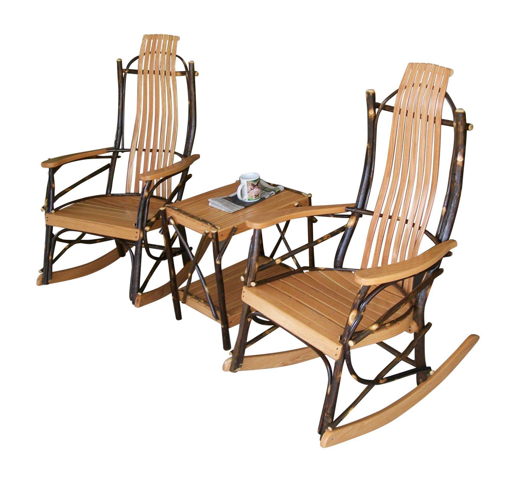 A&L Hickory Rocker | Amish Bentwood Rocking Chair- Rocking Furniture