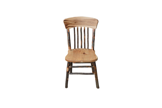 A&L Furniture Co. Amish Hickory Panel Back Dining Chair - LEAD TIME TO SHIP 10 BUSINESS DAYS