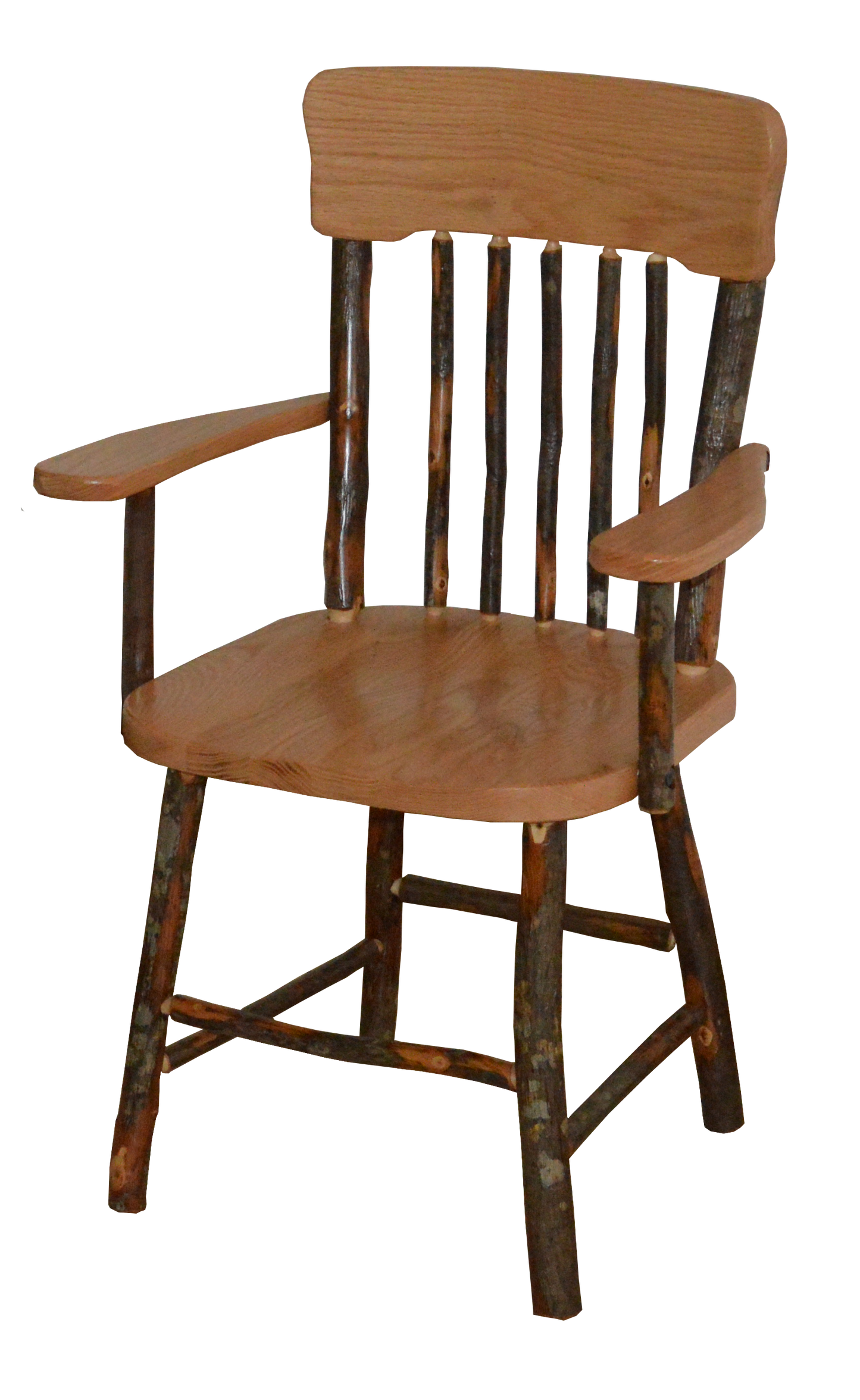 A&L Furniture Co. Hickory 7 Piece Farm Table Dining Set w/ 2 arm Chairs and 4 Dining Chairs - LEAD TIME TO SHIP 10 BUSINESS DAYS