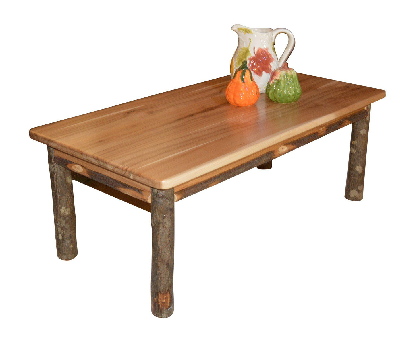 A&L Furniture Co. Amish Hickory Solid Wood Coffee Table - LEAD TIME TO SHIP 10 BUSINESS DAYS