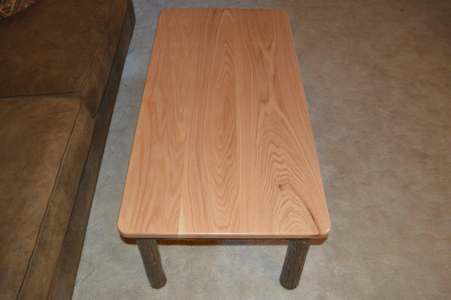 A&L Furniture Co. Amish Hickory Solid Wood Coffee Table - LEAD TIME TO SHIP 10 BUSINESS DAYS