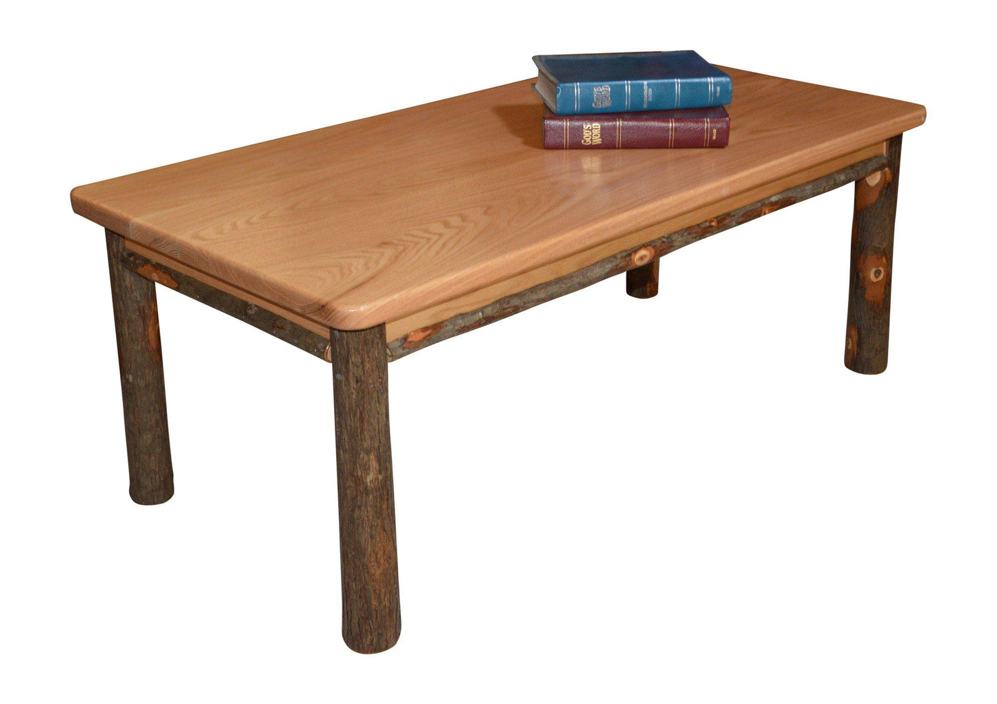 A&L Furniture Co. Amish Hickory Solid Wood Coffee Table - LEAD TIME TO SHIP 10 BUSINESS DAYS