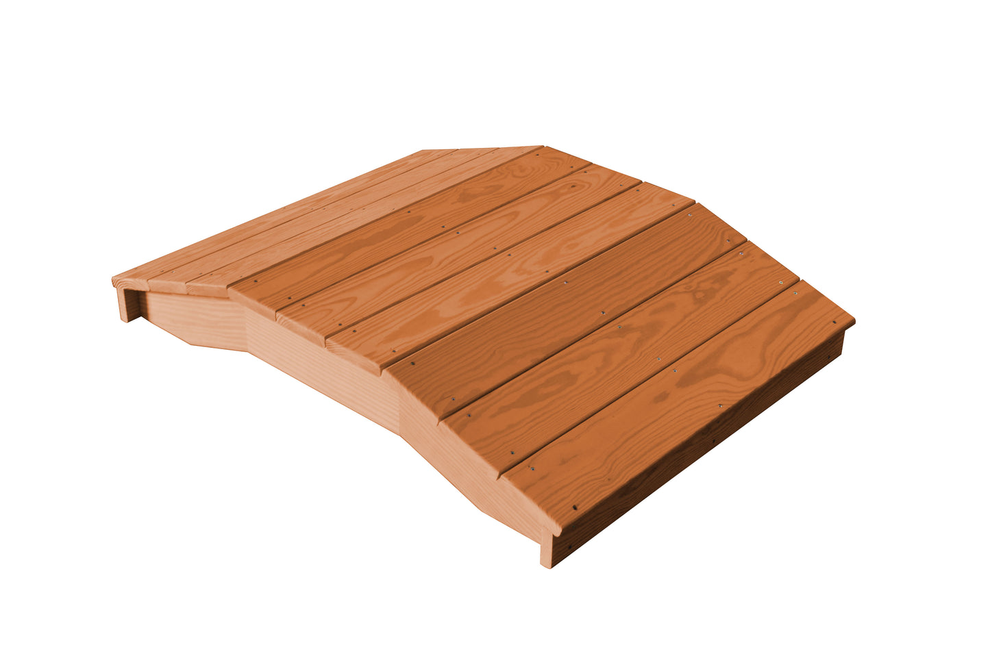 A&L Furniture Pressure Treated Pine 3'  x  4' Standard Plank Bridge - LEAD TIME TO SHIP 10 BUSINESS DAYS
