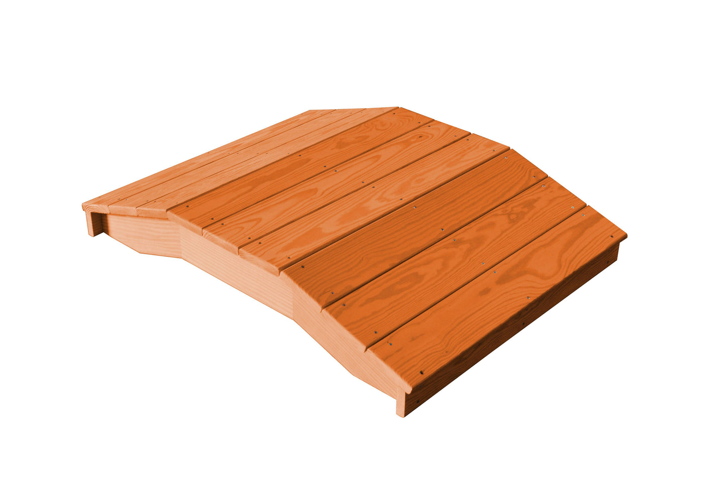 Backyard Crafts Pressure Treated Pine 3'  x  4' Standard Plank Bridge - LEAD TIME TO SHIP 10 BUSINESS DAYS