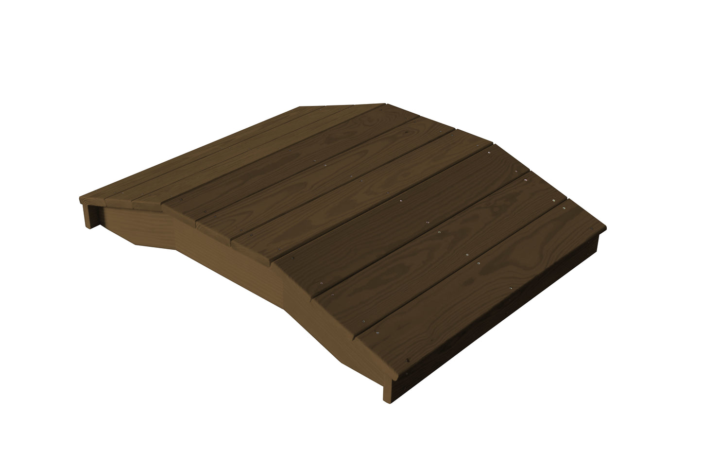 Backyard Crafts Pressure Treated Pine 3'  x  4' Standard Plank Bridge - LEAD TIME TO SHIP 10 BUSINESS DAYS
