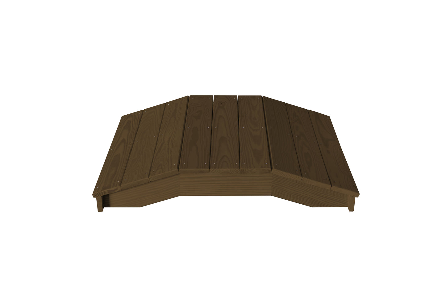 Backyard Crafts Pressure Treated Pine 3'  x  4' Standard Plank Bridge - LEAD TIME TO SHIP 10 BUSINESS DAYS